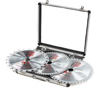 Holzmann Set de 3 lames TCT en coffret alu KSB254SET