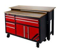 Ensemble établi et table de travail - 6 tiroirs HOLZMANN