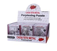 Holzsammlung 24 Pièces Casse Tete Metallique, Jeux Casse Tête Metal, Métallique Wire Set Mini IQ Puzzle, Esprit Test Jeu Educatif Logic Jouet Classique Cadeau pour Adulte et Enfant