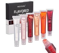 Holzsammlung 6 Pièces Brillants à Lèvres Aromatisés aux Fruits,Rouges à lèvres, Soin Des Lèvres Et Garde Les Lèvres Hydratées