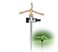 Holzsammlung Arroseur à Pulsation, Arroseur de Pelouse,pour arrosage jusqu'à 530 m², arroseur Circulaire 360°, pour Arroser Les Plantes Fleurs Légumes(G)