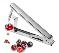 Holzsammlung Dénoyauteur de Cerises Multifonction, Dénoyauteur à Cerises en Acier Inoxydable Tenu à la Main, Dénoyauteur Manuel Pour Enlèvement Rapide des Noyaux de Cerises, Jujubes, Prunes, etc