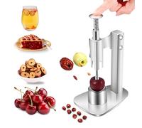 Holzsammlung Dénoyauteur de Cerises Multifonction, Dénoyauteur à Cerises pour Usage Intensif en Acier Inoxydable, Dénoyauteur Manuel Pour Enlèvement Rapide des Noyaux de Cerises, Jujubes, Prunes,etc