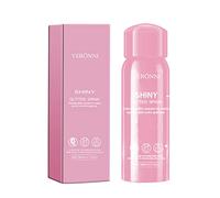 Holzsammlung Spray pailleté pour cheveux et corps, laque pour vêtements, spray scintillant longue durée pour scène, festival, rave, maquillage (rose)