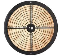 Holzspielerei Cible Ronde en Bois de qualité supérieure - Diamètre : 33 cm - Idéale pour Les flèches avec Ventouse