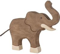Holztiger - 2040844 - Figurine Animal - Éléphant Trompe Haute