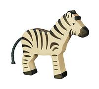 Holztiger Figurine en bois Zèbre Ivoire G