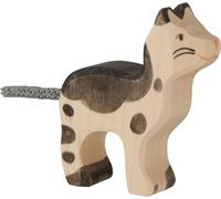 Holztiger - 2040954 - Figurine Animal - Chat Petit - Noir/Blanc