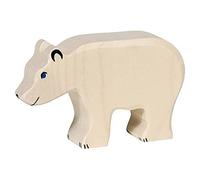 Holztiger - 2041095 - Figurine Animal - Ours Polaire Mangeant