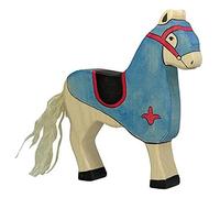 Holztiger - 2041137 - Figurine Animal - Afficher Cheval En Bleu