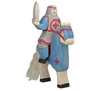 Holztiger - 2041141 - Figurine Chevalier À Cheval - Bleu