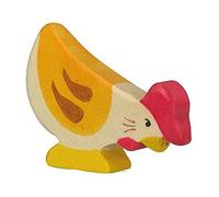 Figurine en bois Poule
