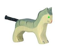 Holztiger - 80056 - Figurine - Chat, Petit - Gris