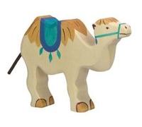 HOLZTIGER - 80165 - FIGURINE - CHAMEAU AVEC SELLE G