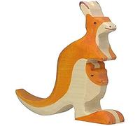 Holztiger - 80193 - Figurine - Kangourou avec Petit