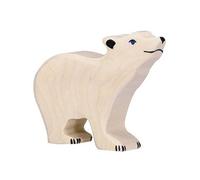 Figurine en bois Ours bébé polaire HOLZTIGER G