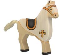 Holztiger 80251 Cheval de concours, blanc