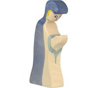 Holztiger - 80286 - Marie, bleue, bois, 9,5cm x 2,6cm x 16cm