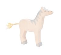 Holztiger - 80360 - Figurine - Cheval, Tête Haute, Crinière - Gris