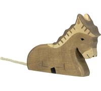 HOLZTIGER - 80048 - FIGURINE - ÂNE, ALLONGÉ G