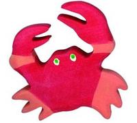 Holztiger ANIMAUX BOIS MARINS: CRABE Rose G