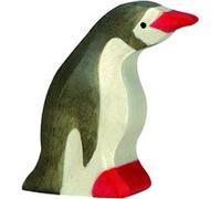 Holztiger – Figurine animal – 2041101 Manchot petit, tête vers l'avant – Blanc