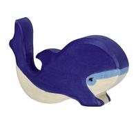 Holztiger - 2041084 - Figurine Animal - Baleine Bleue Petit