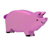 Holztiger bois cochon rose Rose G