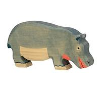 Holztiger Figurine 80161 Hippopotame mangeant