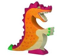 Holztiger Les contes de fées et des chevaliers: dragon rouge (17 cm) Multicolore G