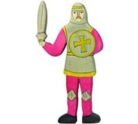 Holztiger Les contes de fées et les chevaliers de défense chevalier (16 cm) Jaune G