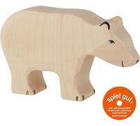 Holztiger Ours polaire, mangeant, 80207