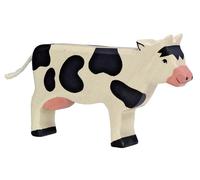 Holztiger - Vache Debout Noire en Bois