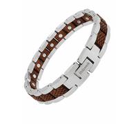 Holzwerk Bracelet 'GORINSEE' argent, Taille 22 cm