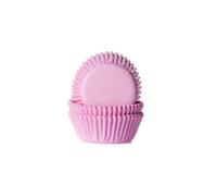 HoM - 60 mini caissettes cupcakes rose pastel