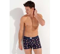 HOM Boxer Love Story Briefs, imprimé Bleu Marine, XL Men's