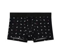HOM Boxer Court Nevada Briefs, imprimé Noir, L Men's