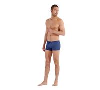 HOM Boxer de Bain MORNY Swim Trunks, Micro Motif Marine/Orange, XL Men's