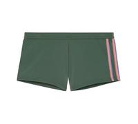 HOM Boxer de Bain Nautical Cup Swim Trunks, Kaki Ruban rayé, M Men's