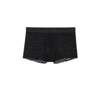 Hom Homme Boxer Court Free Cut Lace Trunks, Noir, M EU