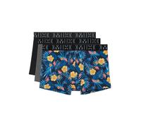 HOM Boxers 'Gino' bleu / jaune clair / gris / noir, Taille S