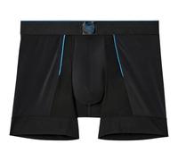 HOM Homme Boxer Sports Lab Underwear, Noir Passepoils Bleu, L EU