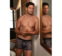 HOM – Boxer Biscayne P0BI – bleu/rose – Taille L