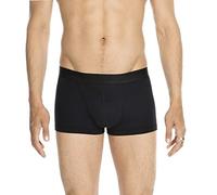 Boxer court avec ouverture homme en coton et modal noir Noir XXL