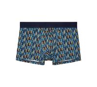 HOM Homme Ho1 Westgate Boxer Briefs, Imprimé Géométrique Et Abstrait dans Un Camaieu De Bleu, S EU