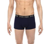 HOM, Homme, Lot De 3 Boxers Boxerlines, Noir, Bleu Marine, Gris Chiné, S