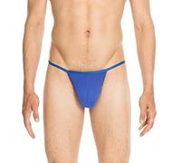 Hom Homme Plume G String - Bleu (Bleu 00bi), XL