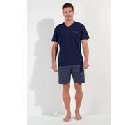 HOM Homme Pyjama Court Salvador Set, Bleu, L EU