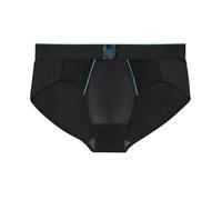 HOM Homme Slip Sports Lab Underwear, Noir Passepoils Bleu, S EU