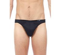 HOM Hommes Confort Micro Slips Hommes Briefs Underwear Slip Haut de Gamme en Coton - Navy: : Medium